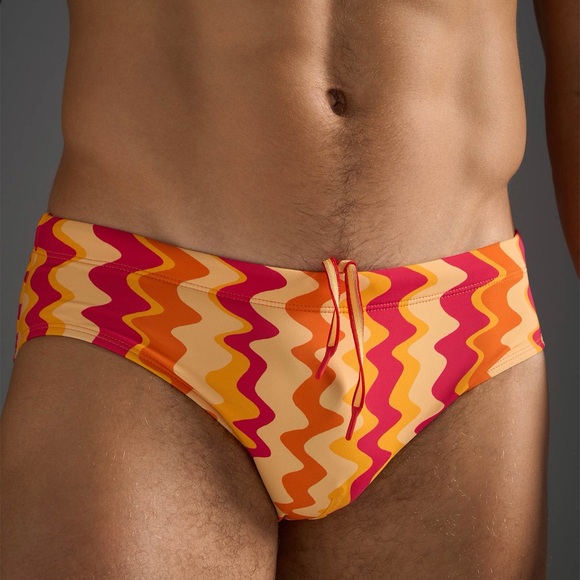 teamm8 Other - TEAMM8 Resort Wide Cut Swim Brief - Red Mirage